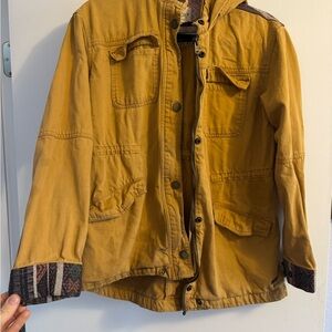 Roxy Men's Yellow Military Jacket